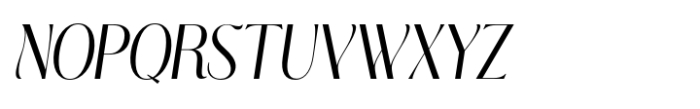 Enoway Pro Light Oblique Font UPPERCASE