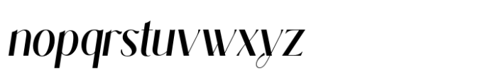 Enoway Pro Medium Oblique Font LOWERCASE