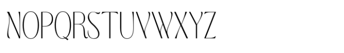 Enoway Pro Thin Font UPPERCASE