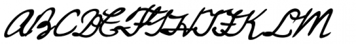 Enrico Handwriting Font UPPERCASE
