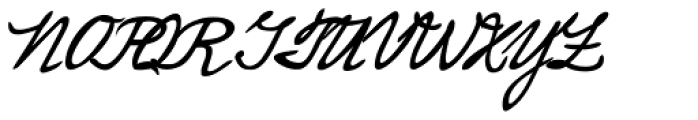 Enrico Handwriting Font UPPERCASE