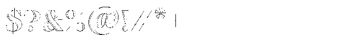 Ensaio Capitals Bright Font OTHER CHARS