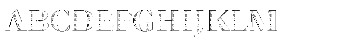 Ensaio Capitals Bright Font UPPERCASE