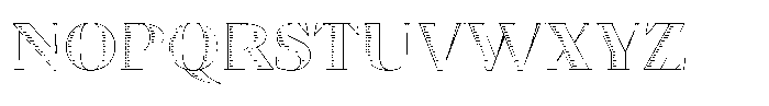 Ensaio Capitals Bright Font UPPERCASE