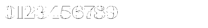 Ensaio Capitals Contour Font OTHER CHARS