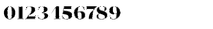 Ensaio Capitals Fill Font OTHER CHARS