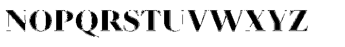 Ensaio Capitals Fill Font LOWERCASE