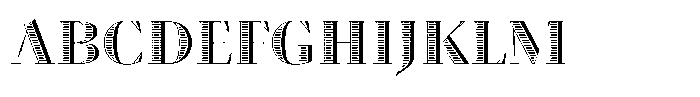 Ensaio Capitals Shadow Font