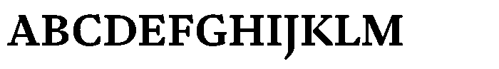 Ensaio Caption Bold Font UPPERCASE