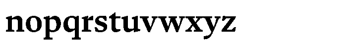 Ensaio Caption Bold Font LOWERCASE