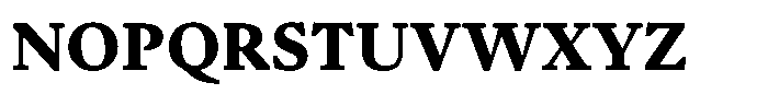 Ensaio Caption Heavy Font UPPERCASE