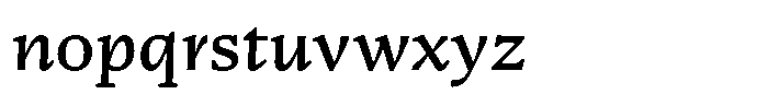 Ensaio Caption Medium Italic Font LOWERCASE