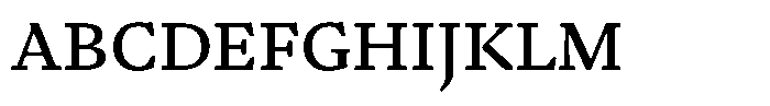 Ensaio Caption Medium Font UPPERCASE