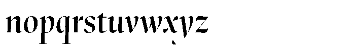 Ensaio Cover Medium Italic Font LOWERCASE