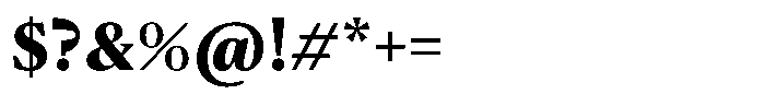 Ensaio Text Arabic Heavy Font OTHER CHARS