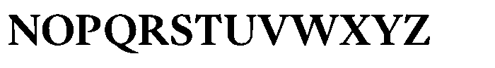 Ensaio Text Bold Font UPPERCASE
