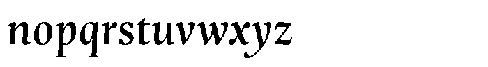 Ensaio Text Medium Italic Font LOWERCASE