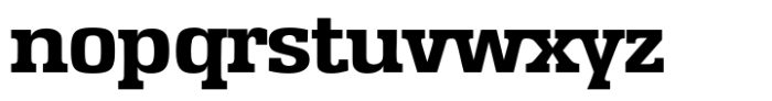 Enschede Serial Xbold Font LOWERCASE