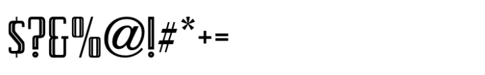 Ensemble Inline Regular JNL Font OTHER CHARS