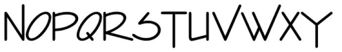 Entebbe Font LOWERCASE