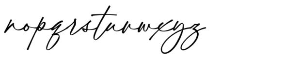 Enthralling Font LOWERCASE