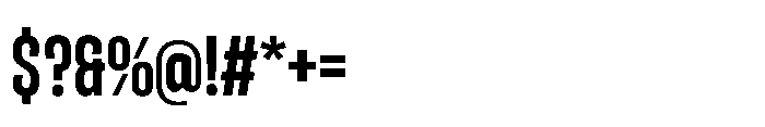 Entrofly Bold Font OTHER CHARS