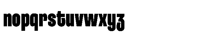 Entrofly Heavy Font LOWERCASE