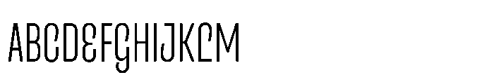 Entrofly Light Font UPPERCASE