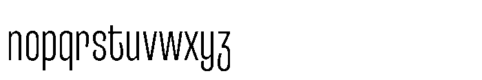 Entrofly Light Font LOWERCASE