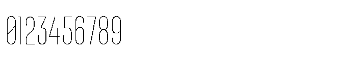 Entrofly Thin Font OTHER CHARS