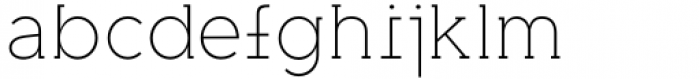 Enwicken Typeface Extra Light Font LOWERCASE