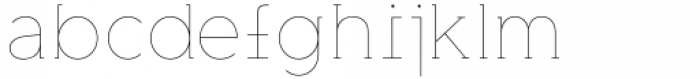 Enwicken Typeface Thin Font LOWERCASE