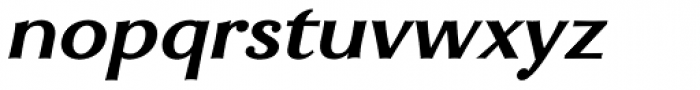 Enzia Bold Italic Font LOWERCASE