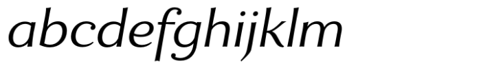 Enzia Extended Italic FONT