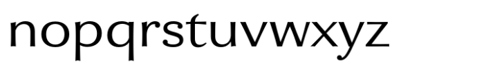Enzia Extended Font LOWERCASE