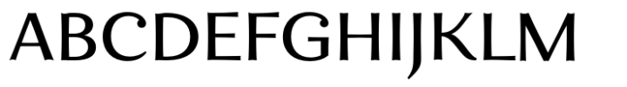 Enzia Medium Extended Font UPPERCASE