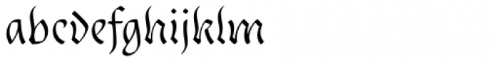 Enzian Italic Font LOWERCASE