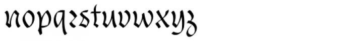Enzian Italic Font LOWERCASE
