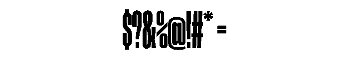 Enfilade16x Black Font OTHER CHARS