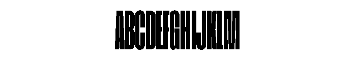 Enfilade16x Black Font UPPERCASE