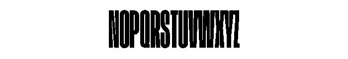 Enfilade16x Black Font UPPERCASE