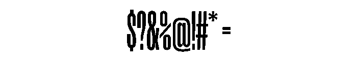 Enfilade16x Bold Font OTHER CHARS
