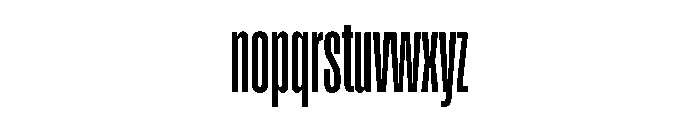 Enfilade16x Bold Font LOWERCASE