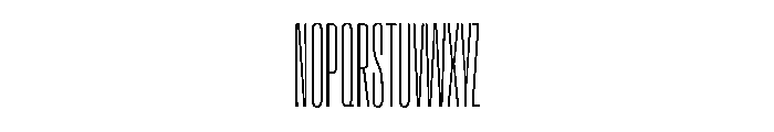 Enfilade16x Hairline Font UPPERCASE