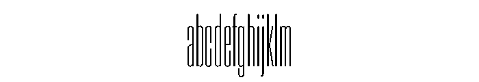 Enfilade16x Hairline FONT