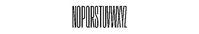 Enfilade16x Light Font UPPERCASE