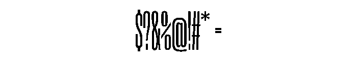 Enfilade16x Regular Font OTHER CHARS