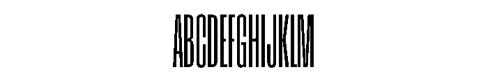 Enfilade16x Regular Font UPPERCASE