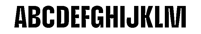 Enfilade1x Black Font UPPERCASE