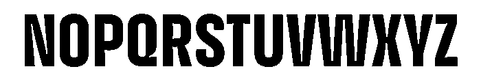 Enfilade1x Black Font UPPERCASE